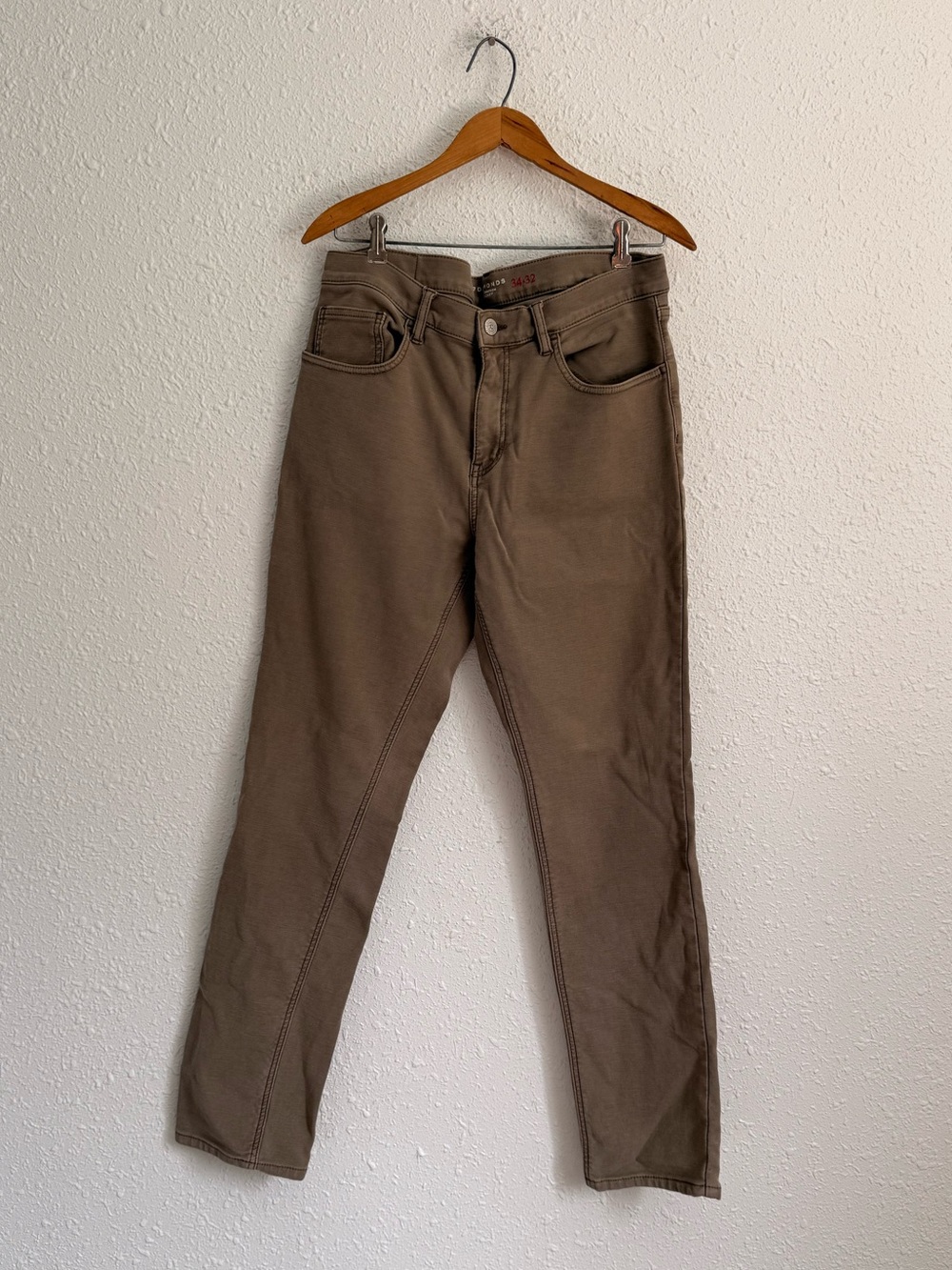 7 diamonds generation 5 pocket river stone tan gray pants mens  34x32